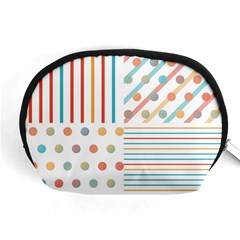 Simple Saturated Pattern Accessory Pouches (medium)  by linceazul