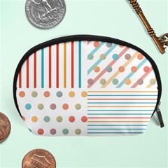 Simple Saturated Pattern Accessory Pouches (large)  by linceazul