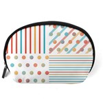 Simple Saturated Pattern Accessory Pouches (Large)  Back