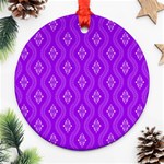 Decorative seamless pattern  Round Ornament (Two Sides) Front