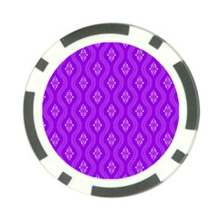 Decorative Seamless Pattern  Poker Chip Card Guard by TastefulDesigns