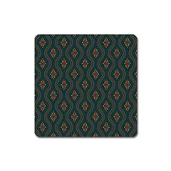 Ornamental Pattern Background Square Magnet by TastefulDesigns