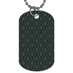 Ornamental Pattern Background Dog Tag (one Side) by TastefulDesigns