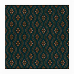 Ornamental Pattern Background Medium Glasses Cloth (2-side) by TastefulDesigns