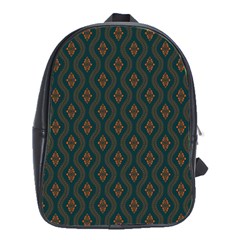 Ornamental Pattern Background School Bags(large) 