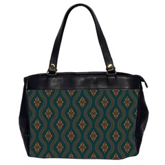 Ornamental Pattern Background Office Handbags (2 Sides)  by TastefulDesigns