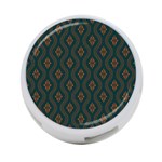 Ornamental pattern background 4-Port USB Hub (Two Sides)  Back