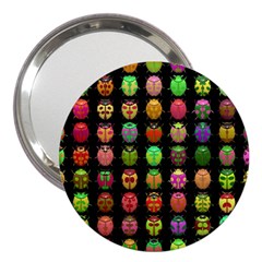 Beetles Insects Bugs 3  Handbag Mirrors by BangZart