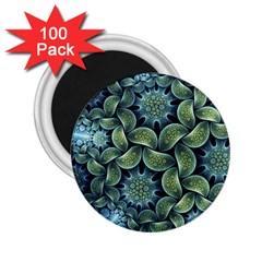 Blue Lotus 2 25  Magnets (100 Pack)  by BangZart