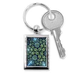 Blue Lotus Key Chains (rectangle)  by BangZart