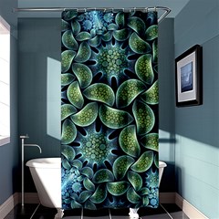 Blue Lotus Shower Curtain 36  X 72  (stall)  by BangZart