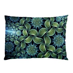 Blue Lotus Pillow Case (two Sides) by BangZart