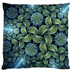 Blue Lotus Large Cushion Case (one Side) by BangZart