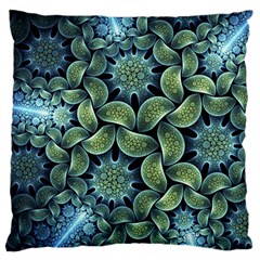 Blue Lotus Standard Flano Cushion Case (two Sides) by BangZart