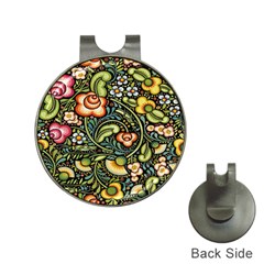 Bohemia Floral Pattern Hat Clips With Golf Markers by BangZart