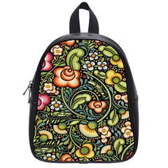 Bohemia Floral Pattern School Bags (small)  by BangZart