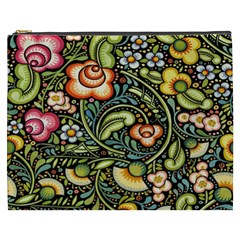 Bohemia Floral Pattern Cosmetic Bag (xxxl)  by BangZart