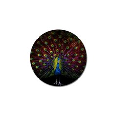 Beautiful Peacock Feather Golf Ball Marker (10 Pack) by BangZart