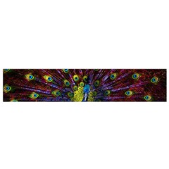 Beautiful Peacock Feather Flano Scarf (small) by BangZart