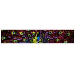 Beautiful Peacock Feather Flano Scarf (large) by BangZart