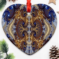 Baroque Fractal Pattern Ornament (heart) by BangZart