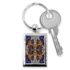 Baroque Fractal Pattern Key Chains (rectangle)  by BangZart