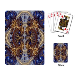 Baroque Fractal Pattern Playing Card by BangZart