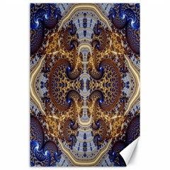 Baroque Fractal Pattern Canvas 24  X 36  by BangZart