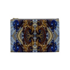 Baroque Fractal Pattern Cosmetic Bag (medium) 