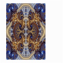 Baroque Fractal Pattern Small Garden Flag (two Sides) by BangZart