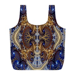 Baroque Fractal Pattern Full Print Recycle Bags (l)  by BangZart