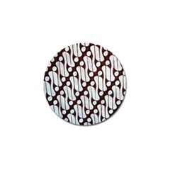 Batik Art Patterns Golf Ball Marker by BangZart