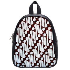 Batik Art Patterns School Bags (small)  by BangZart