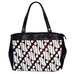 Batik Art Patterns Office Handbags (2 Sides)  by BangZart