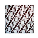 Batik Art Patterns Small Satin Scarf (Square) Front