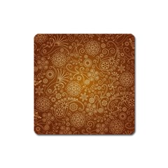 Batik Art Pattern Square Magnet by BangZart