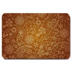 Batik Art Pattern Large Doormat  by BangZart