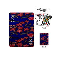 Batik  Fabric Playing Cards 54 (mini)  by BangZart