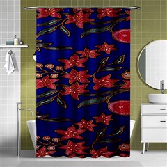 Batik  Fabric Shower Curtain 48  X 72  (small)  by BangZart