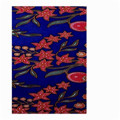 Batik  Fabric Small Garden Flag (two Sides) by BangZart