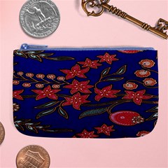 Batik  Fabric Large Coin Purse