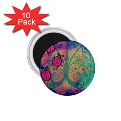 Background Colorful Bugs 1 75  Magnets (10 Pack)  by BangZart