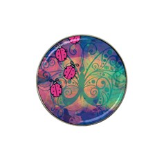 Background Colorful Bugs Hat Clip Ball Marker (4 Pack) by BangZart