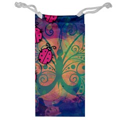 Background Colorful Bugs Jewelry Bag by BangZart