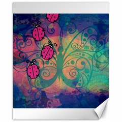 Background Colorful Bugs Canvas 16  X 20   by BangZart