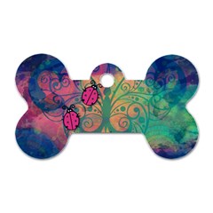 Background Colorful Bugs Dog Tag Bone (one Side) by BangZart