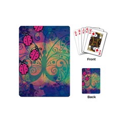 Background Colorful Bugs Playing Cards (mini)  by BangZart