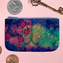 Background Colorful Bugs Large Coin Purse by BangZart