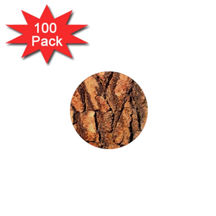 Bark Texture Wood Large Rough Red Wood Outside California 1  Mini Magnets (100 pack) 