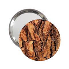 Bark Texture Wood Large Rough Red Wood Outside California 2 25  Handbag Mirrors by BangZart